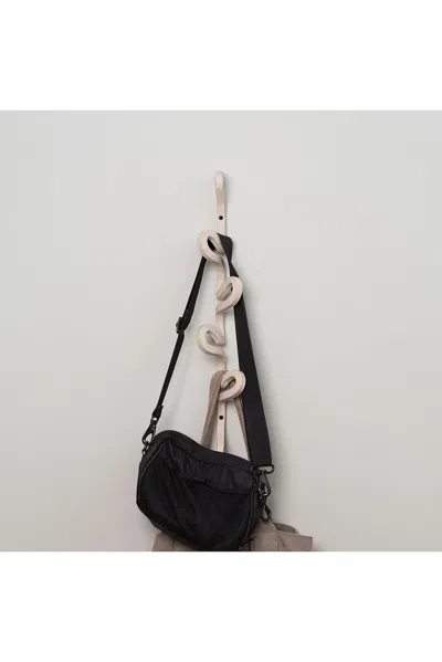 Sin For Everything Vertical Coat Rack In White