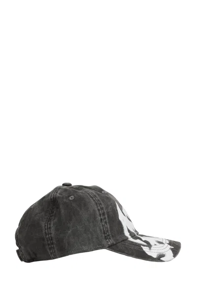 Acne Studios Gothis Logo Baseball Cap In Neutral