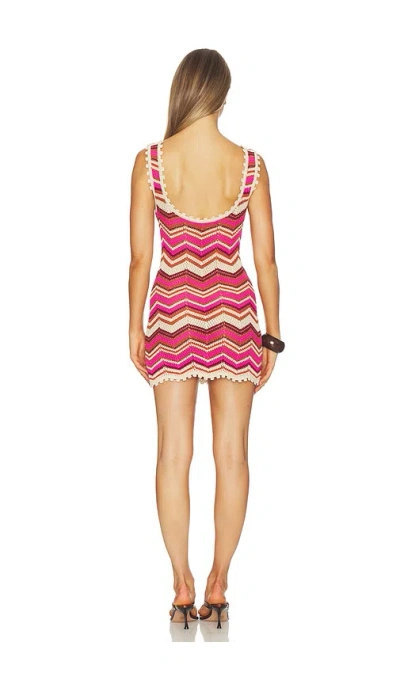 Devon Windsor Alba Dress In Multi