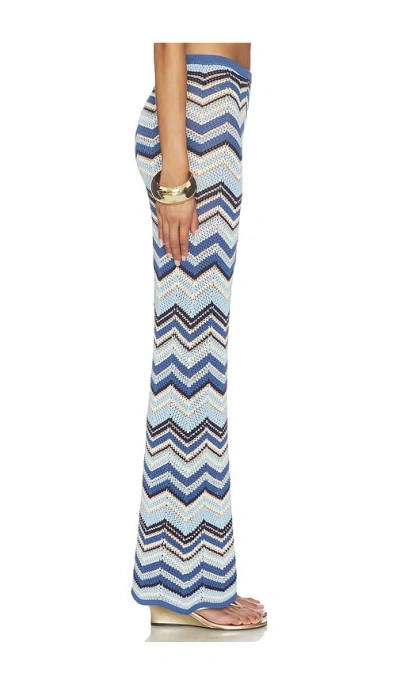 Devon Windsor Ollie Wide Leg Pant In Multi