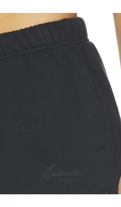 Essentials Running Short In Black