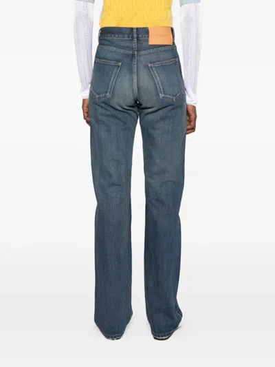 Jw Anderson Distressed-effect Patchwork Jeans In Blue