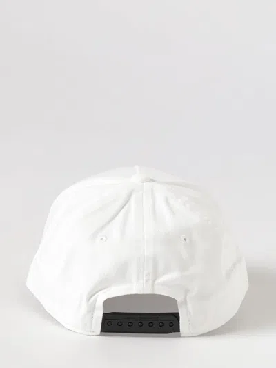 Armani Exchange Visor Cap With Logo In White