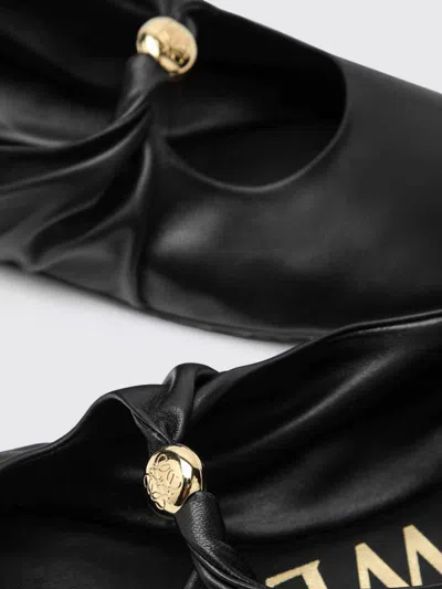 Loewe Nappa Pebble Ballet Flats In Black