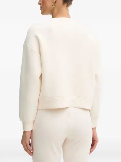Armani Exchange Logo-patch Sweater In White