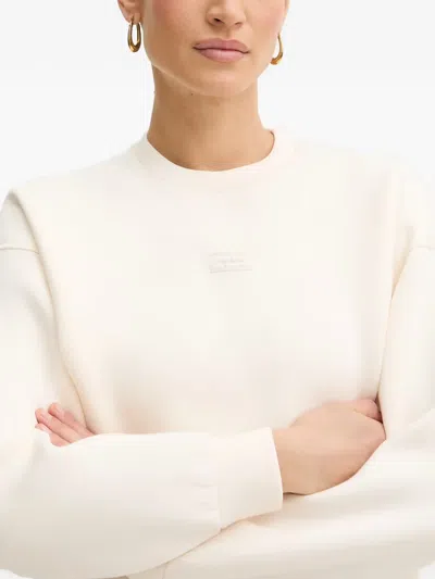 Armani Exchange Logo-patch Sweater In White