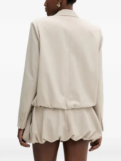 Isabelle Blanche Bubble-hem Blazer In Multi