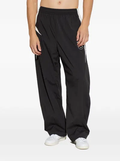 Represent Logo-patch Track Pants In Black