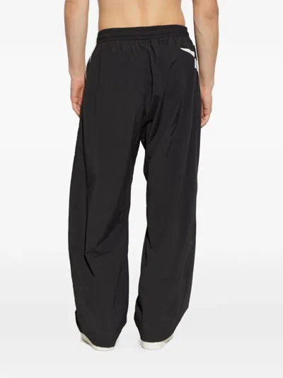 Represent Logo-patch Track Pants In Black