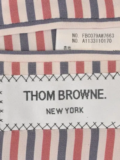 Pre-owned Thom Browne Houndstooth Woven Jacket In Black