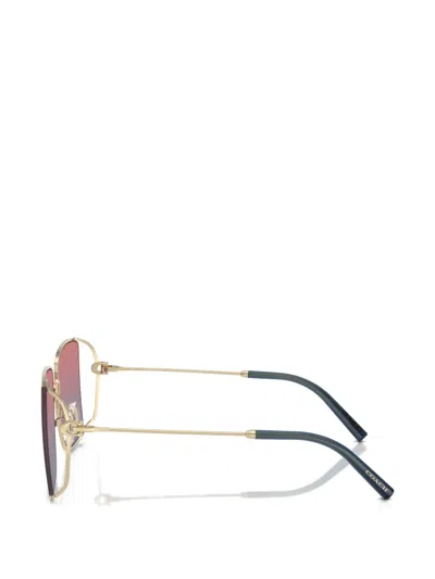 Coach Square-frame Sunglasses In Gold