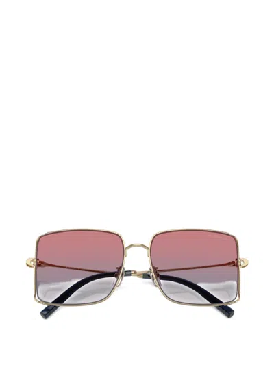 Coach Square-frame Sunglasses In Gold