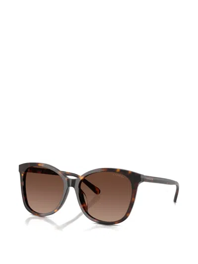 Coach Square-frame Sunglasses In Brown