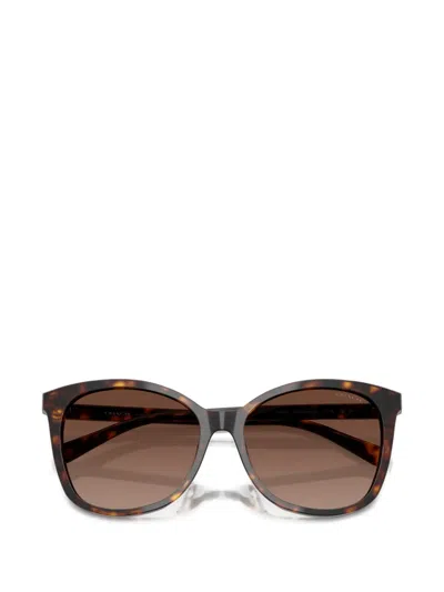 Coach Square-frame Sunglasses In Brown
