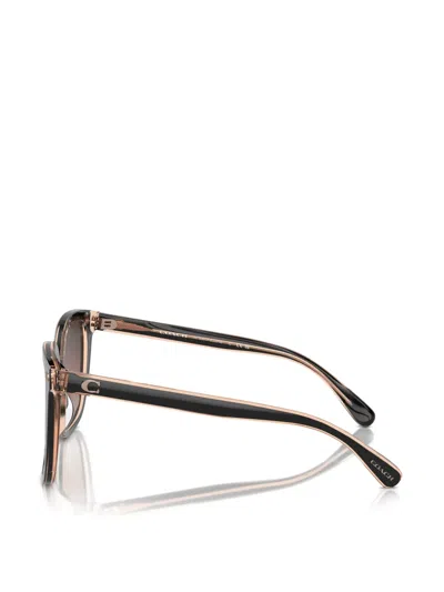 Coach Square-frame Sunglasses In Brown