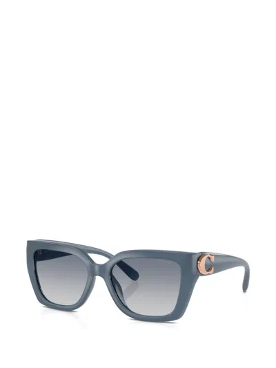Coach Square-frame Sunglasses In Blue