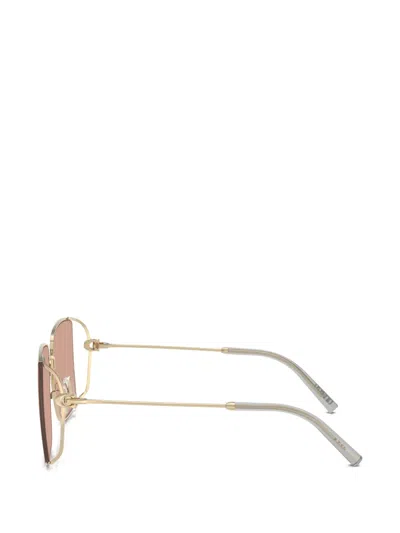 Coach Square-frame Sunglasses In Gold