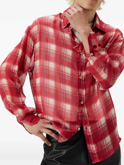 424 Check-pattern Long-sleeve Shirt In Multi