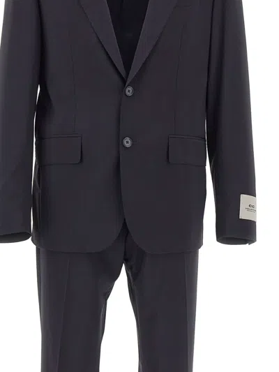 Corneliani Cc Collection Single-breasted Suit In Black
