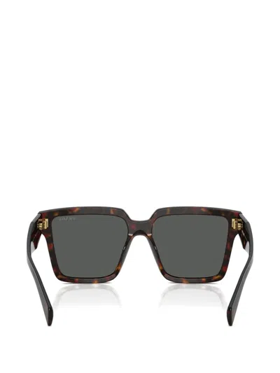 Prada Square-frame Sunglasses In Brown