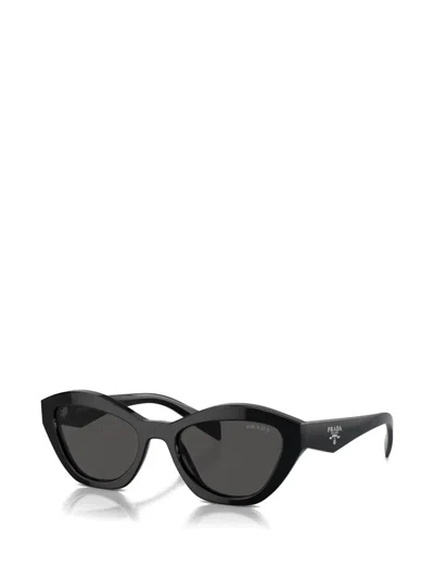 Prada Cat-eye Frame Sunglasses In Black