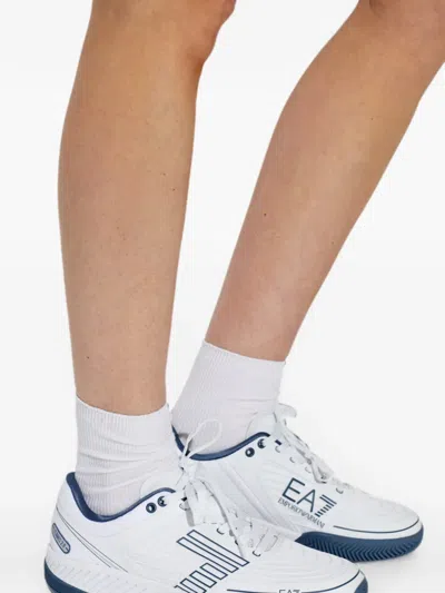 Ea7 Logo-print Sneakers In Multi