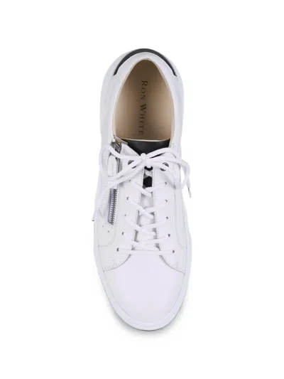 Ron White Manson Perforated Side-zip Sneakers In Multi