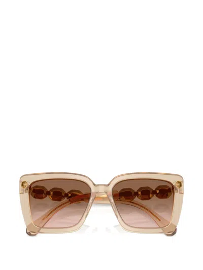 Swarovski Crystal-embellished Square-frame Sunglasses In Pattern