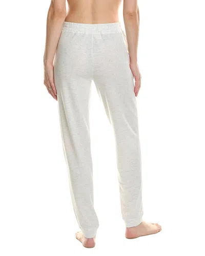 Hue Heather Basic Lounge Pant In White