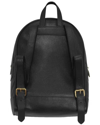 Champs Gala Leather Backpack In Black