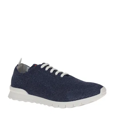 Kiton Fits Lace Up Sneakers Mesh Pull Tab In Multi