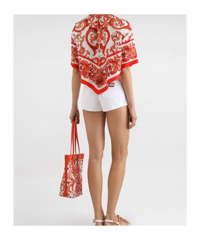 Dolce & Gabbana Majolica-print Top In Pattern