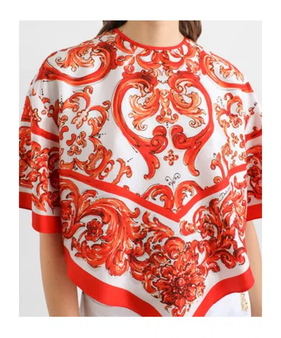 Dolce & Gabbana Majolica-print Top In Pattern