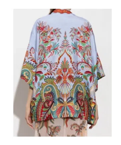 Etro Patterned Shirt In Blue