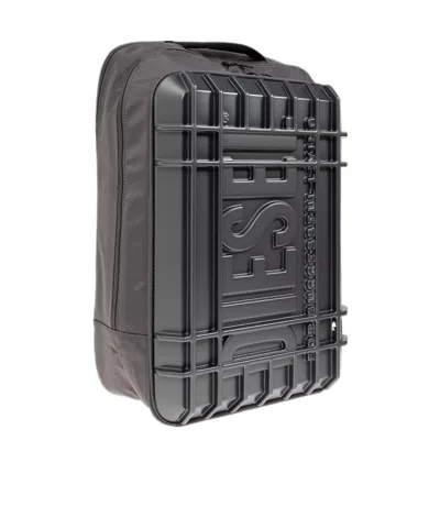 Diesel Strong Image Backpack In Gray
