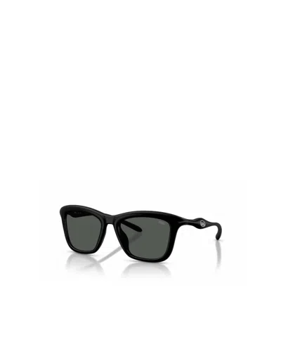 Diesel Rectangular Frame Sunglasses In Black