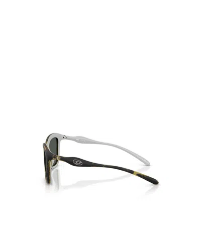Diesel Rectangular Frame Sunglasses In Transparent