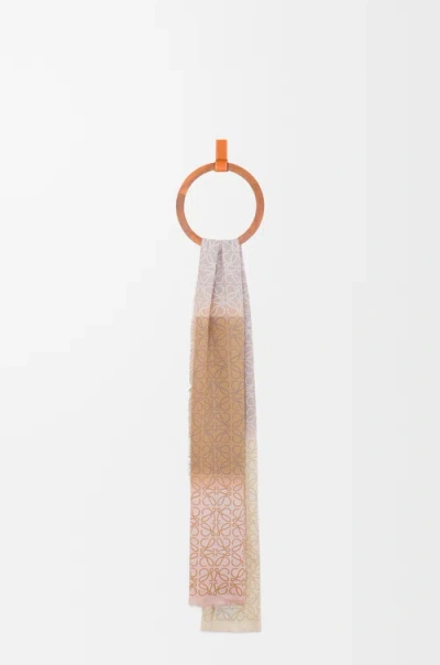 Loewe Patterned Scarf In Multi