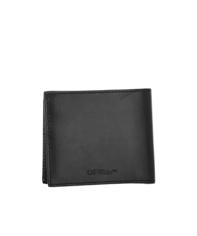 Off-white Bifold Wallet In Black
