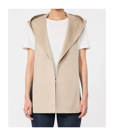 Max Mara Hooded Shawl In Multi