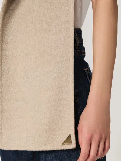 Max Mara Hooded Shawl In Multi