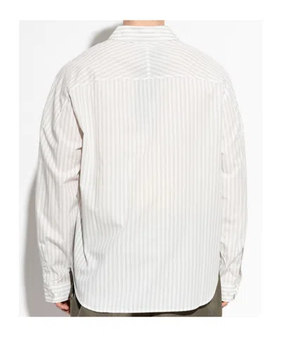 Represent Collared Long-sleeved Shirt In White
