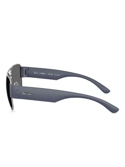 Ray Ban Square-frame Sunglasses In Silver