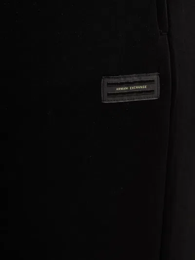 Armani Exchange Logo-patch Drawstring Track Pants In Multi