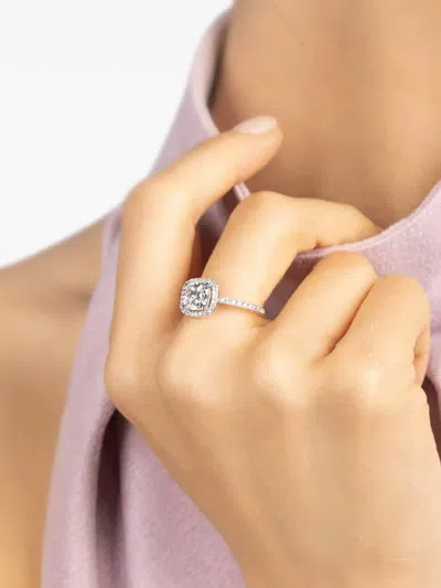 Apm Monaco Lumière Solitaire Ring In Silver