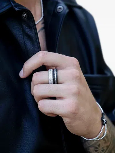 Apm Monaco Monaco Pavé Ring In Silver