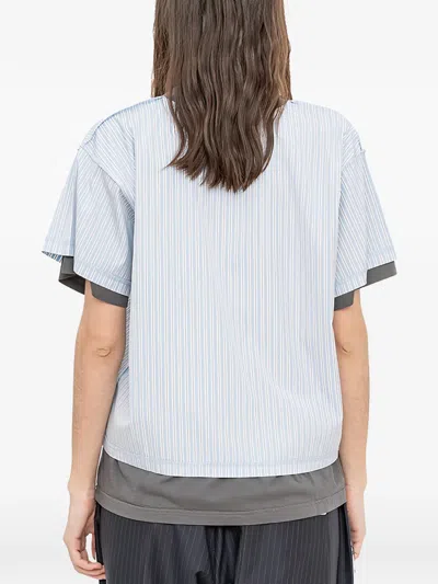 Facon Jacmin Thoai Mirror Double T-shirt In Blue