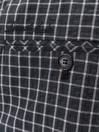 Dunst Check-pattern Pajamas In Black