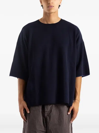 Casey Casey Oversized T-shirt In Blue