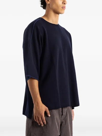 Casey Casey Oversized T-shirt In Blue